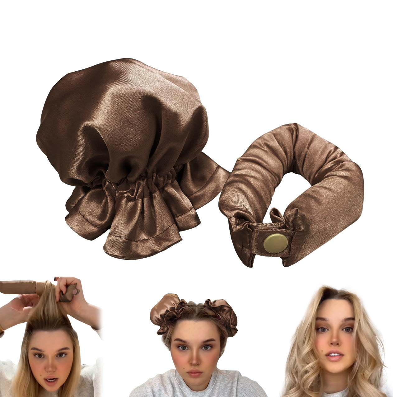 New Heatless Curl Stick With Cloth Cover Cute Ball Head Hair Curler Headband Hair Rollers Wave Form Curling Rod Hair Style Tools Gadgets New Heatless Curl Stick With Cloth Cover Cute Ball Head Hair Curler Headband Hair Rollers Wave Form Curling Rod Hair Style Tools Gadgets